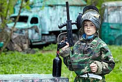 Детский пейнтбол